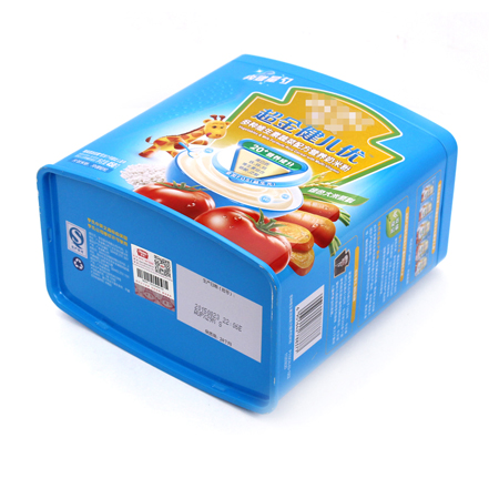 rectangualr empty tinplate containers